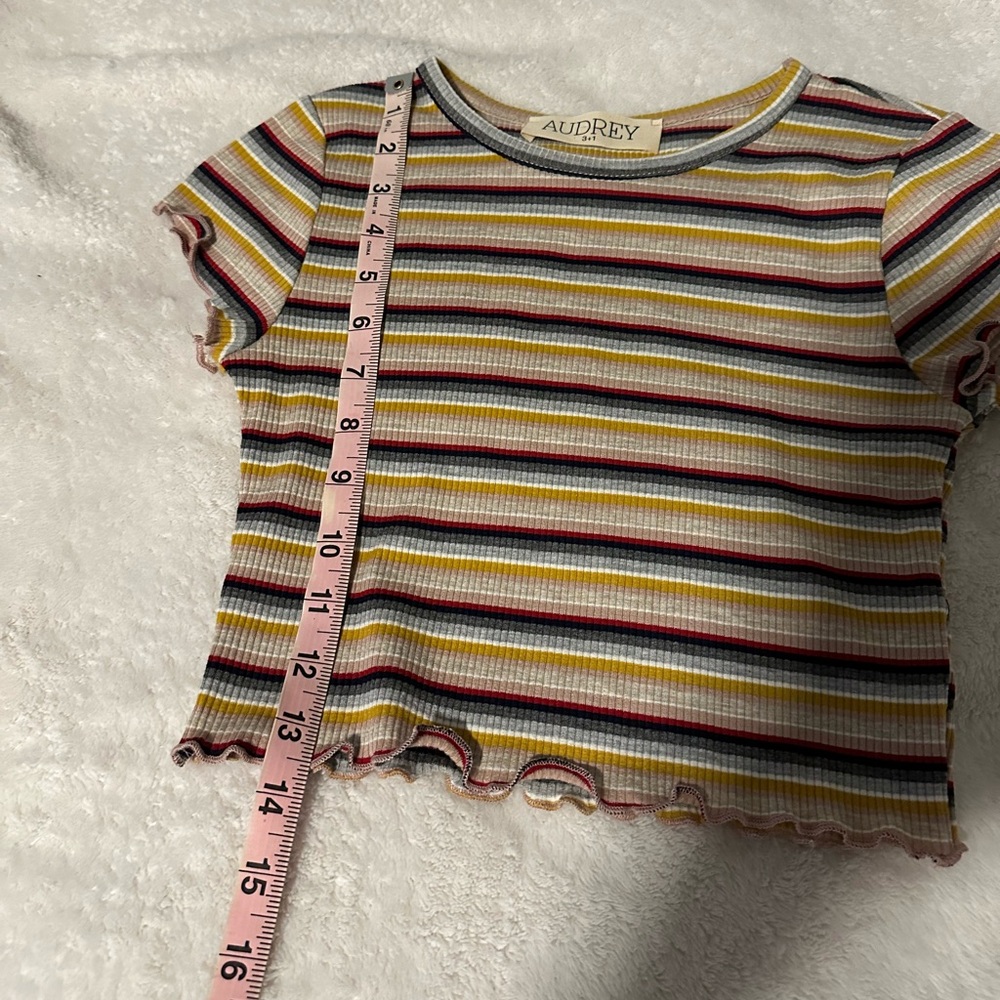 striped tee💛🧡❤️ - Picture 4 of 7